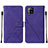 Coque Portefeuille Livre Cuir Etui Clapet Y01B pour Samsung Galaxy A42 5G Violet