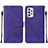 Coque Portefeuille Livre Cuir Etui Clapet Y01B pour Samsung Galaxy A72 4G Violet