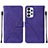 Coque Portefeuille Livre Cuir Etui Clapet Y01B pour Samsung Galaxy A73 5G Violet