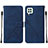 Coque Portefeuille Livre Cuir Etui Clapet Y01B pour Samsung Galaxy F22 4G Petit