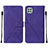 Coque Portefeuille Livre Cuir Etui Clapet Y01B pour Samsung Galaxy F42 5G Violet