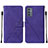 Coque Portefeuille Livre Cuir Etui Clapet Y01B pour Samsung Galaxy F54 5G Violet