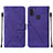 Coque Portefeuille Livre Cuir Etui Clapet Y01B pour Samsung Galaxy M11 Violet