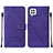 Coque Portefeuille Livre Cuir Etui Clapet Y01B pour Samsung Galaxy M22 4G Violet