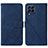 Coque Portefeuille Livre Cuir Etui Clapet Y01B pour Samsung Galaxy M53 5G Bleu