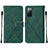 Coque Portefeuille Livre Cuir Etui Clapet Y01B pour Samsung Galaxy S20 FE (2022) 5G Vert