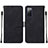 Coque Portefeuille Livre Cuir Etui Clapet Y01B pour Samsung Galaxy S20 FE 4G Noir