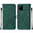 Coque Portefeuille Livre Cuir Etui Clapet Y01B pour Vivo Y32 4G Vert