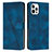 Coque Portefeuille Livre Cuir Etui Clapet Y01X pour Apple iPhone 13 Pro Bleu