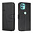 Coque Portefeuille Livre Cuir Etui Clapet Y01X pour Motorola Moto Edge 20 Lite 5G Noir