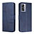 Coque Portefeuille Livre Cuir Etui Clapet Y01X pour OnePlus Nord N300 5G Bleu