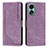 Coque Portefeuille Livre Cuir Etui Clapet Y01X pour Oppo A18 Violet