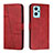 Coque Portefeuille Livre Cuir Etui Clapet Y01X pour Oppo K10 4G Rouge