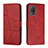 Coque Portefeuille Livre Cuir Etui Clapet Y01X pour Realme 9 5G India Rouge