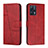 Coque Portefeuille Livre Cuir Etui Clapet Y01X pour Realme 9 Pro+ Plus 5G Rouge