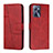 Coque Portefeuille Livre Cuir Etui Clapet Y01X pour Realme C35 Rouge