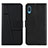 Coque Portefeuille Livre Cuir Etui Clapet Y01X pour Samsung Galaxy A02 Noir