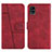 Coque Portefeuille Livre Cuir Etui Clapet Y01X pour Samsung Galaxy A51 4G Rouge