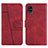 Coque Portefeuille Livre Cuir Etui Clapet Y01X pour Samsung Galaxy M40S Rouge