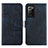 Coque Portefeuille Livre Cuir Etui Clapet Y01X pour Samsung Galaxy Note 20 Ultra 5G Bleu