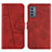 Coque Portefeuille Livre Cuir Etui Clapet Y01X pour Samsung Galaxy Quantum2 5G Rouge