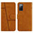 Coque Portefeuille Livre Cuir Etui Clapet Y01X pour Samsung Galaxy S20 Lite 5G Petit