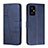 Coque Portefeuille Livre Cuir Etui Clapet Y01X pour Xiaomi Redmi Note 11R 5G Bleu