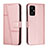 Coque Portefeuille Livre Cuir Etui Clapet Y01X pour Xiaomi Redmi Note 11R 5G Or Rose