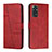 Coque Portefeuille Livre Cuir Etui Clapet Y01X pour Xiaomi Redmi Note 11S 4G Rouge