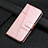 Coque Portefeuille Livre Cuir Etui Clapet Y01X pour Xiaomi Redmi Note 12 Pro Speed 5G Or Rose