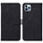 Coque Portefeuille Livre Cuir Etui Clapet Y02B pour Apple iPhone 13 Pro Max Noir