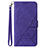 Coque Portefeuille Livre Cuir Etui Clapet Y02B pour Google Pixel 8 Pro 5G Violet