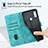 Coque Portefeuille Livre Cuir Etui Clapet Y02B pour Huawei Honor 9X Petit