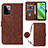 Coque Portefeuille Livre Cuir Etui Clapet Y02B pour Motorola Moto G Power 5G (2023) Marron