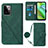 Coque Portefeuille Livre Cuir Etui Clapet Y02B pour Motorola Moto G Power 5G (2023) Vert