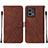 Coque Portefeuille Livre Cuir Etui Clapet Y02B pour Motorola Moto G Stylus (2023) 5G Marron