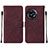 Coque Portefeuille Livre Cuir Etui Clapet Y02B pour OnePlus 11R 5G Rouge