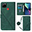 Coque Portefeuille Livre Cuir Etui Clapet Y02B pour Realme 7i RMX2193 Vert