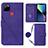 Coque Portefeuille Livre Cuir Etui Clapet Y02B pour Realme C12 Violet