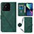 Coque Portefeuille Livre Cuir Etui Clapet Y02B pour Realme Narzo 50A Vert