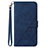 Coque Portefeuille Livre Cuir Etui Clapet Y02B pour Samsung Galaxy A23 4G Bleu