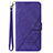 Coque Portefeuille Livre Cuir Etui Clapet Y02B pour Samsung Galaxy M53 5G Violet