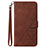 Coque Portefeuille Livre Cuir Etui Clapet Y02B pour Samsung Galaxy S20 FE (2022) 5G Marron