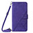 Coque Portefeuille Livre Cuir Etui Clapet Y02B pour Samsung Galaxy S21 5G Violet
