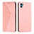 Coque Portefeuille Livre Cuir Etui Clapet Y02X pour Motorola Moto E22S Or Rose