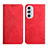 Coque Portefeuille Livre Cuir Etui Clapet Y02X pour Motorola Moto Edge 30 Pro 5G Rouge