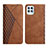 Coque Portefeuille Livre Cuir Etui Clapet Y02X pour Motorola Moto Edge S 5G Marron