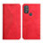 Coque Portefeuille Livre Cuir Etui Clapet Y02X pour Motorola Moto G Play Gen 2 Rouge