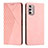 Coque Portefeuille Livre Cuir Etui Clapet Y02X pour Motorola Moto G Stylus (2022) 4G Or Rose