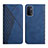 Coque Portefeuille Livre Cuir Etui Clapet Y02X pour OnePlus Nord N200 5G Bleu